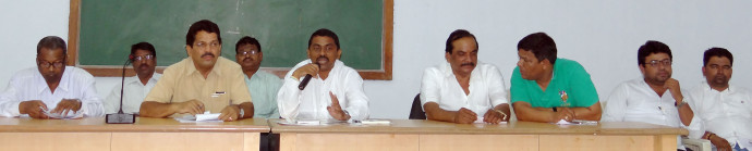 MLA Prashant Thakur : Preparation for Late. Rajiv Gandhi Goldan Trophy Kabbadi Composition is on 29 may to 1 june CKT Collage Khanda Colony . 1