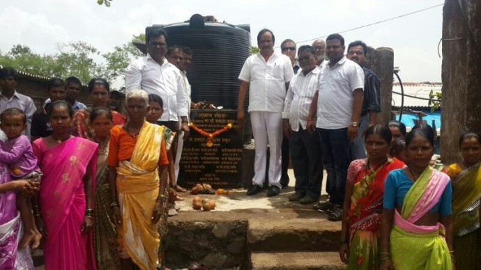 MLA Prashant Thakur : Pipeline and water tank installed at Tembhode 1