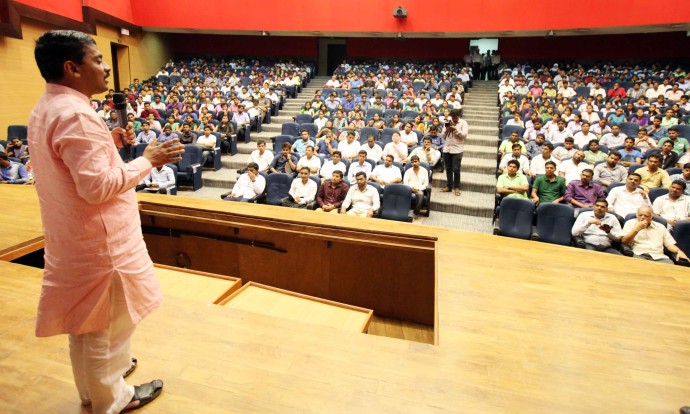 Theatre event held on the occassion of All Indian Congress Committee's foundation being laid 1