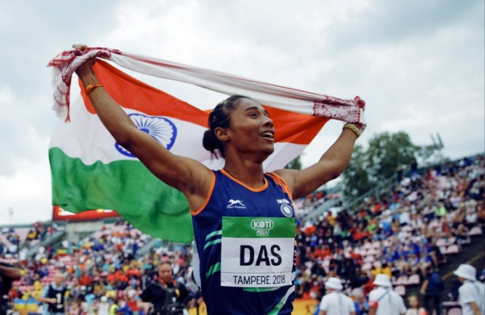 [:en]Indian athlete Hima Das won the gold medal in 400m race, hearty congratulations on this historic achievement.![:hi]भारतीय अॅथलीट हिमा दास हिने ४०० मीटर शर्यतीमध्ये सुवर्णपदक जिंकले, या ऐतिहासिक यशाबद्दल हिमाचे हार्दिक अभिनंदन.! [:] 1