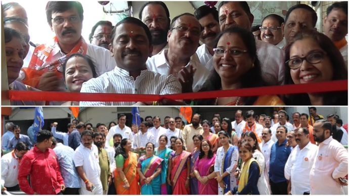 [:en]Shri. Shrirang barne's Central office was inaugurated at  Shri Sai Temple, Belpada, Kharghar[:hi]३३ मावळ लोकसभा शिवसेना भाजपा रिपाई व रासप या महायुतीचे उमेदवार श्री. श्रीरंग बारणे यांच्या श्री साई मंदिर, बेलपाडा खारघर येथील मध्यवर्ती कार्यालयाचे उद्घाटन करण्यात आले.[:] 1