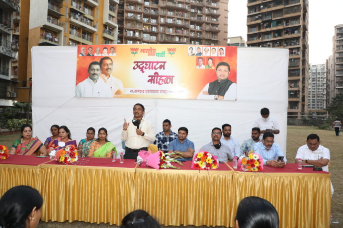 [:en]Inauguration ceremony of playground developed by CIDCO [:hi]कळंबोली-रोडपाली येथे प्ले ग्राउंड चे उदघाटन[:] 1