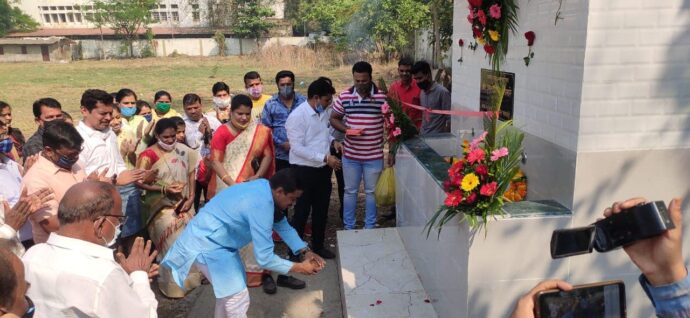[:en]Inaugurated Panpoi and high mast erected in sector no.13 Panvel[:hi]पाणपोई व हायमास्ट चे उद्घाटन[:] 1