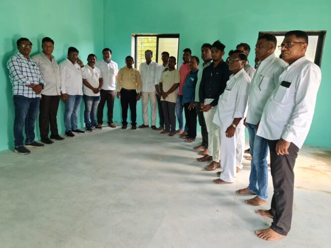 [:en]Work of construction of Anganwadi[:hi]आंगणवाडी बांधणे[:] 1