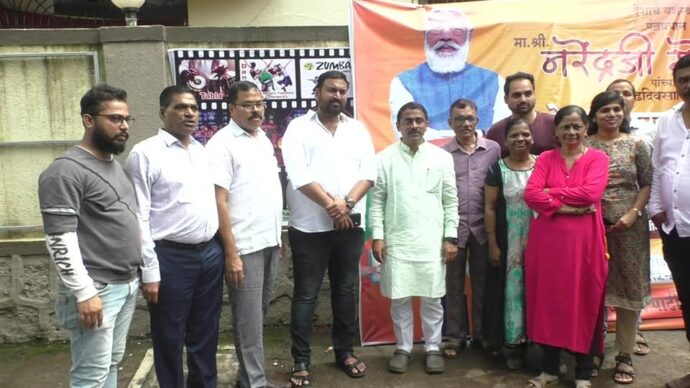 [:en]Free health camp in New Panvel sector 2 nder the programme ''Seva Fortnight"![:hi]"सेवा पंधरवडा" अंतर्गत नवीन पनवेल सेक्टर 2 येथे मोफत आरोग्य शिबिर संपन्न[:] 1