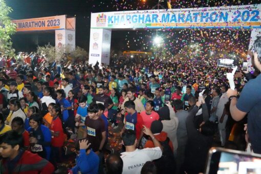 Spontaneous response to “Kharghar Marathon 2023!!Thousands of citizens took part in giving the message of addiction liberation!!