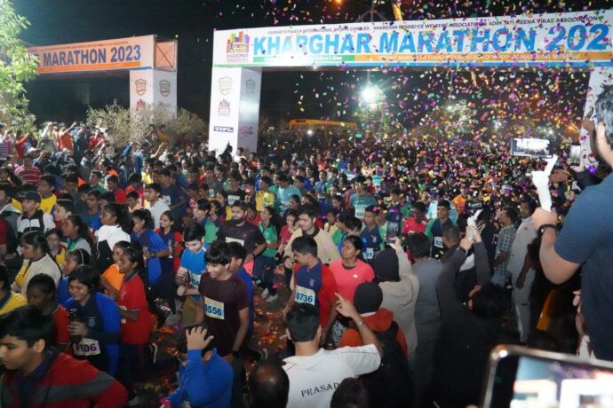 [:en]Spontaneous response to "Kharghar Marathon 2023!!Thousands of citizens took part in giving the message of addiction liberation!![:hi]"खारघर मॅरेथॉन 2023"ला उत्स्फूर्त प्रतिसाद[:] 1